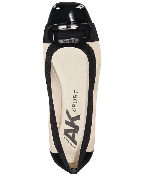 anne klein sport uplift buckle flats