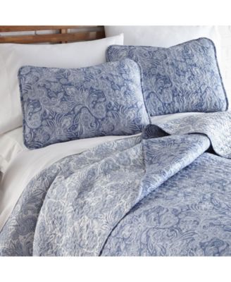 Boho Perfect Paisley Lightweight Reversible Quilt Set, Twin/Twin XL