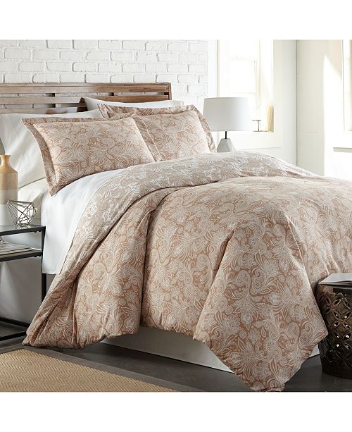 Southshore Fine Linens Perfect Paisley Boho Duvet Cover And Sham