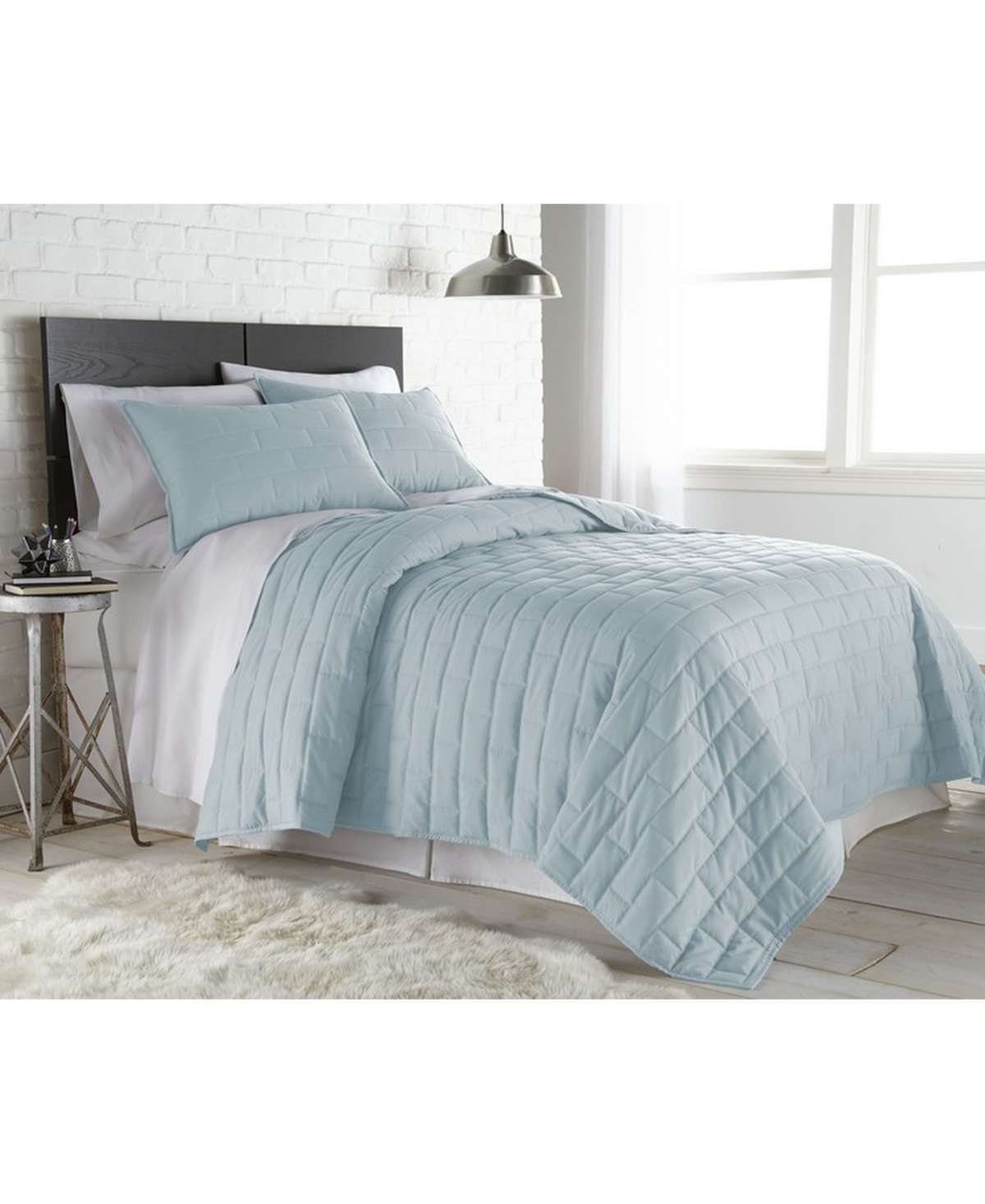 Southshore Fine Linens Lightweight Farmhouse 3-Piece Quilt Set