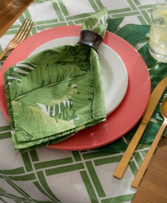 Banana Leaf Print Napkin Set of 6