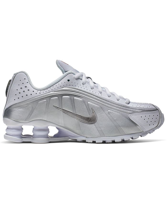 Nike Boys' Shox R4 Casual Sneakers from Finish Line - Macy's