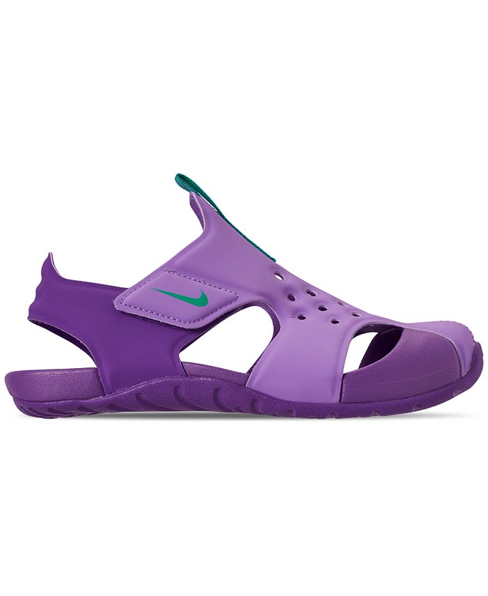 Nike Little Girls' Sunray Protect 2 Sandals from Finish Line - Macy's