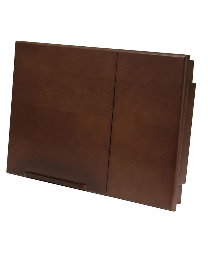 Winsome Alden Lap Desk, Flip Top with Drawer, Foldable Legs Macy's
