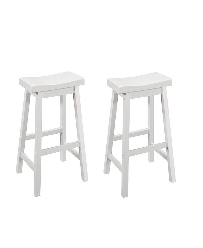 Coaster Home Furnishings Brett Counter Stools with Scooped Seat (Set of