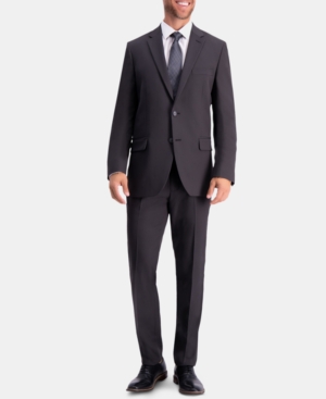 Haggar Men's Active Series Herringbone Slim-Fit Suit Separate Jacket