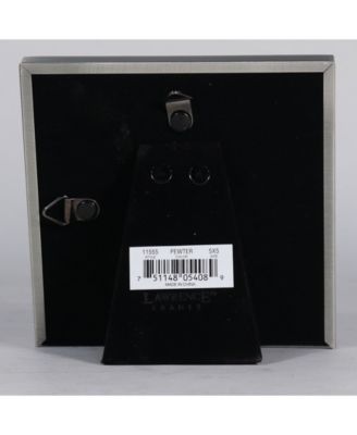 Antique Pewter Picture Frame - Bead Border Design - 5" x 5"