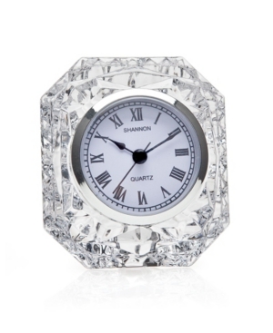 Godinger Emerald Clock In Clear