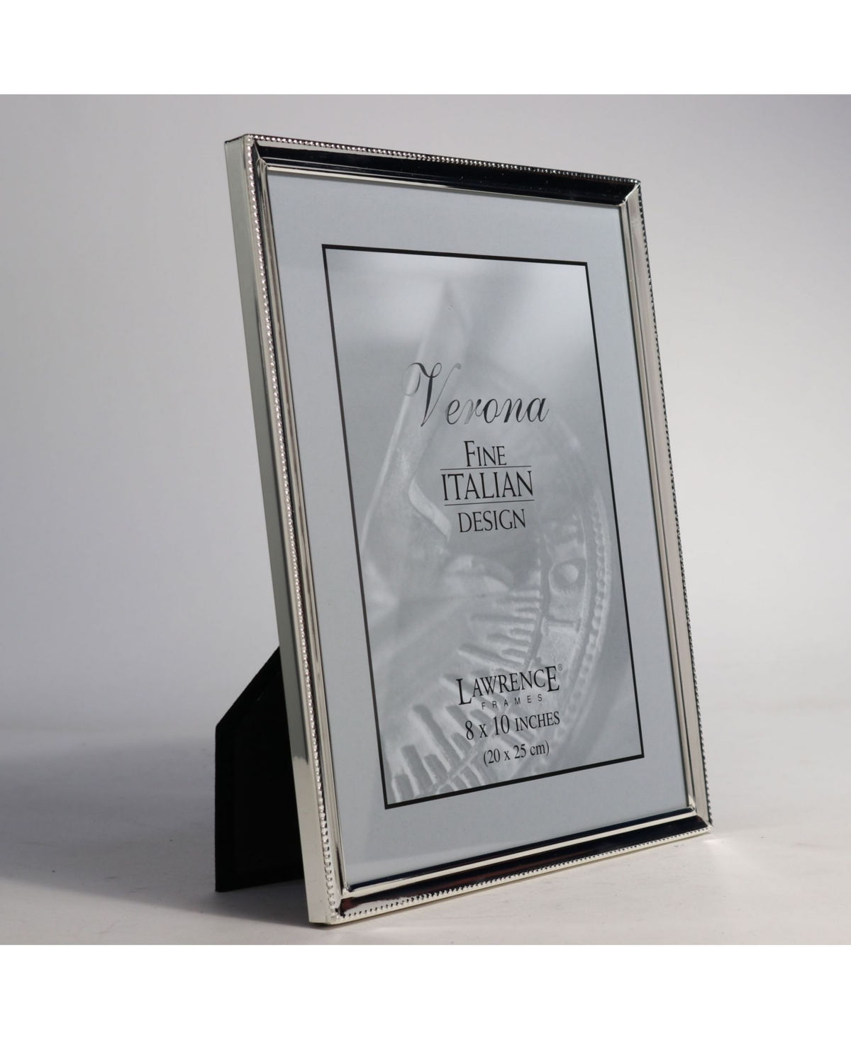 Lawrence Frames PolishedPlate Picture Frame - Bead Border Design - 8