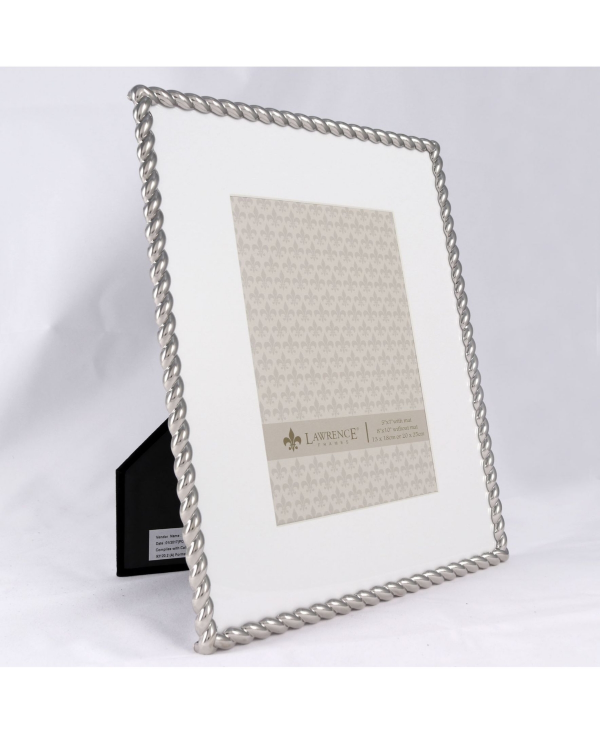 Lawrence Frames 710080Metal Rope 8x10 Matted For Picture Frame - 5