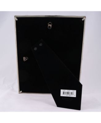 710180 Silver Metal Bamboo 8x10 Matted For Picture Frame - 5" x 7"