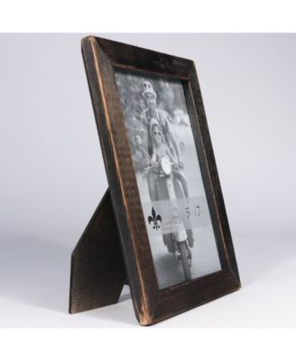 Lawrence Frames Charlotte Weathered Black Wood Picture Frame - 5" X 7 ...