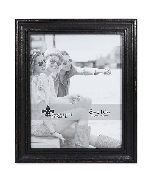 Lawrence Frames Durham Weathered Black Wood Picture Frame 8 X