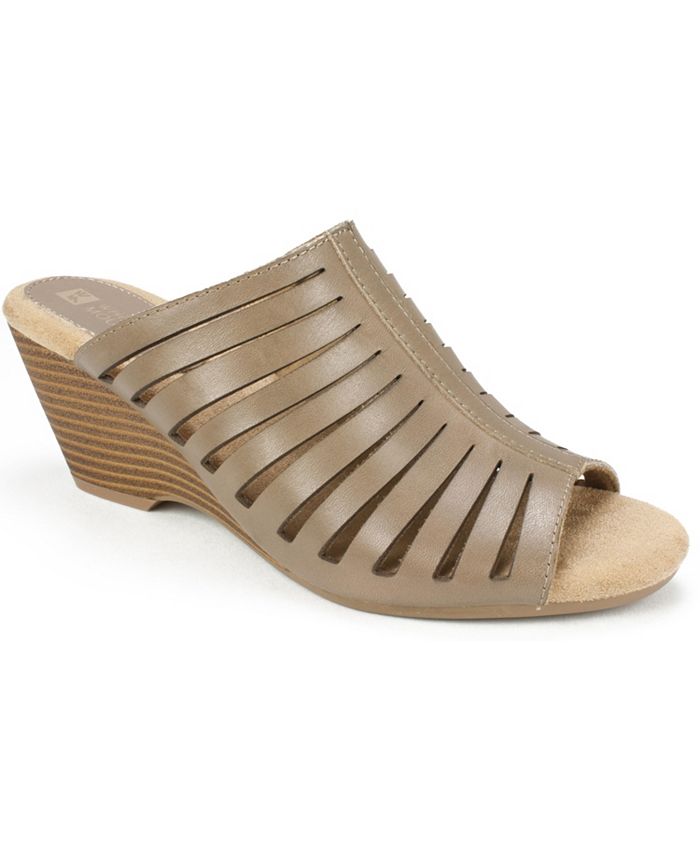 White Mountain Pisces Wedge Sandals - Macy's