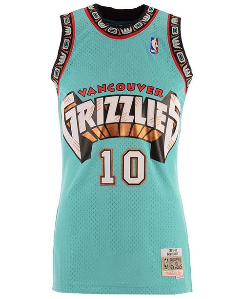 Mitchell & Ness Big Boys Mike Bibby Vancouver Grizzlies Hardwood Classic Swingman Jersey