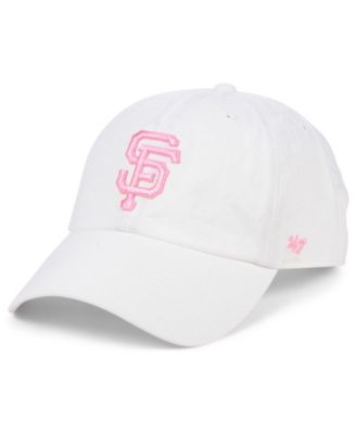 '47 Brand San Francisco Giants White Rose CLEAN UP Cap - Macy's
