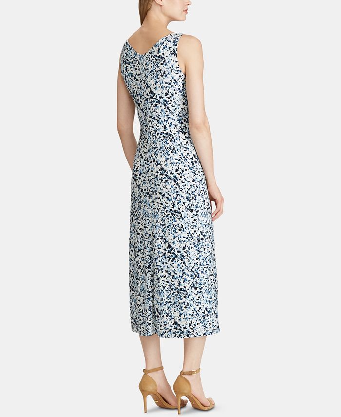Lauren Ralph Lauren Floral-Print Jersey Dress - Macy's
