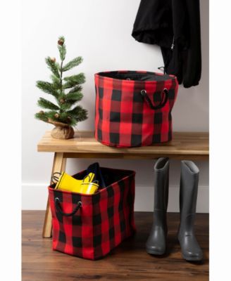 Storage Bin Buffalo Check, Round