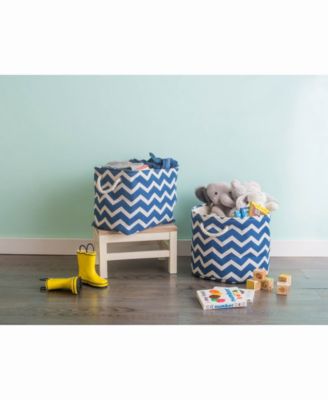 Design Import Storage Bin Chevron, Rectangle