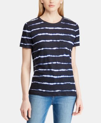Lauren Ralph Lauren - Striped Pocket T-Shirt