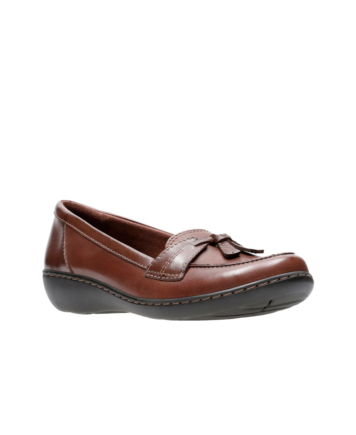 Collection Women's Ashland Bubble Flats - Brown Leather