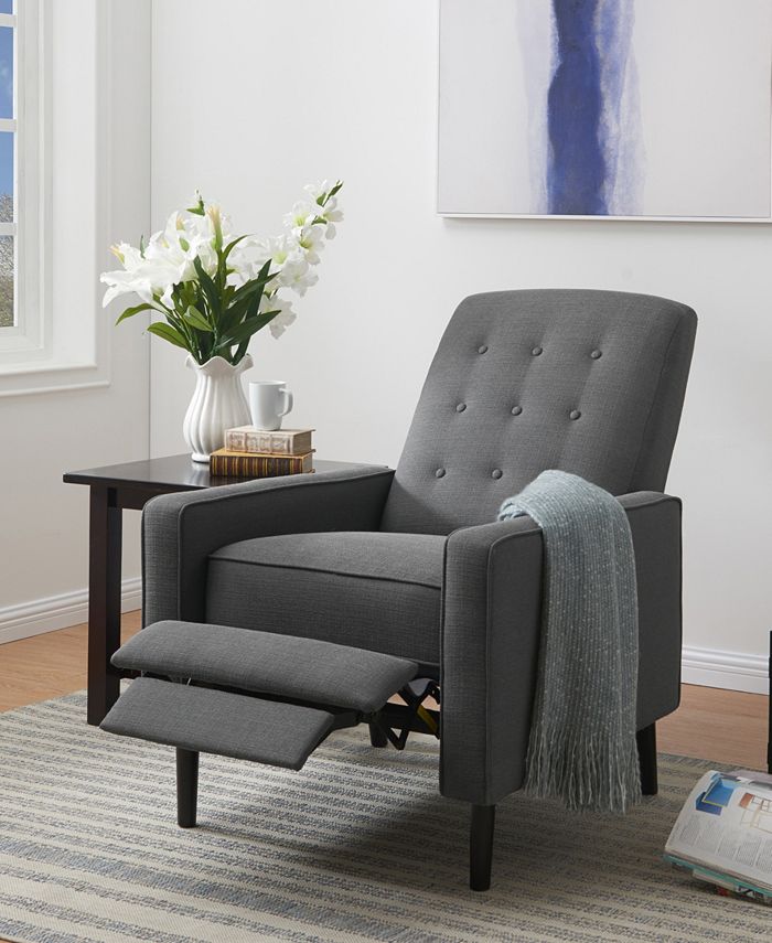 Handy Living Prolounger MidCentury Modern Push Back Recliner Macy's