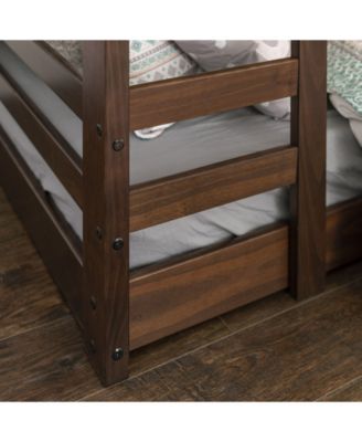 Low Wood Twin Bunk Bed