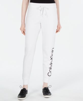 calvin klein white joggers