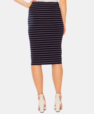 Vince Camuto Striped Pull-On Skirt