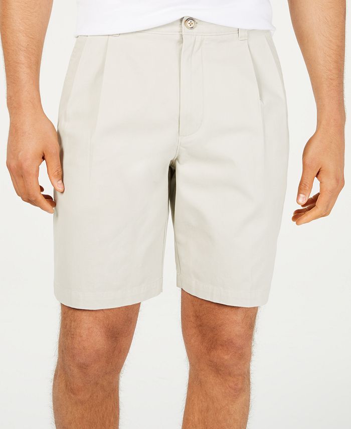 Club Room Men's DoublePleated 9" Shorts, Created for Macy's & Reviews