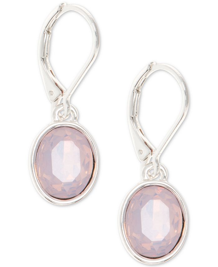 Anne Klein Stone Oval Drop Earrings Macy's