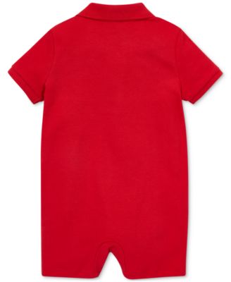 Baby Boys Cotton Short Sleeved Polo Shortall