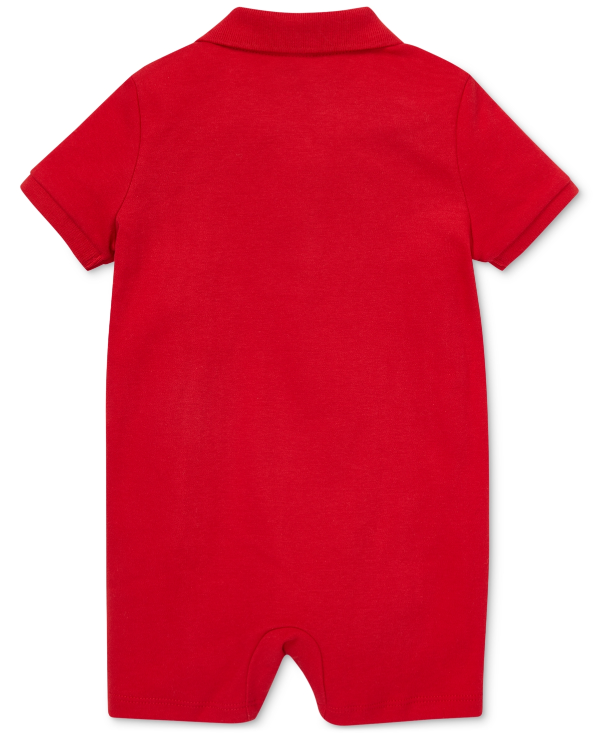 Polo Ralph Lauren Baby Boys Cotton Short Sleeved Polo Shortall In Rl 2000 Red