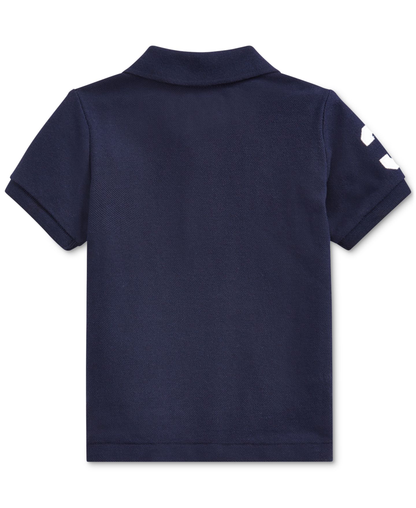 Поло Polo Ralph Lauren Cotton Mesh Pony Logo Polo Shirt для мальчиков-малышей, цвет: Тёмно-синий — фото 2
