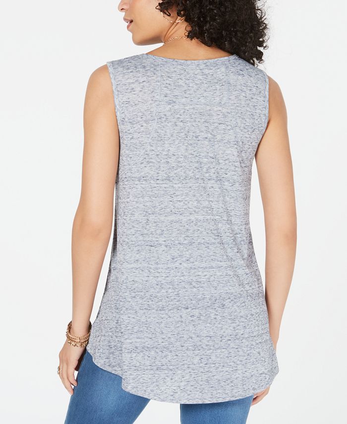 Style & Co Graphic VNeck Swing Top, Created for Macy's & Reviews