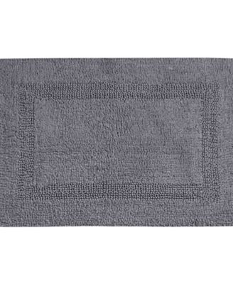 Tufted Reversible Bath Rug, 17" x 24"
