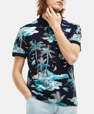 lacoste palm tree polo