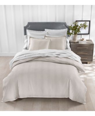Charter Club Sleep Luxe Printed Pebble Cotton 800 Thread Count Comforter Collection, Created for Macy's