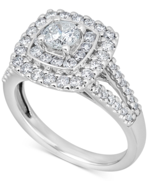 image of Diamond Engagement Ring (1-3/8 ct. t.w.) in 14k White Gold