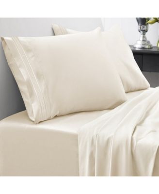 Microfiber 3-Pc. Sheet Set, Twin
