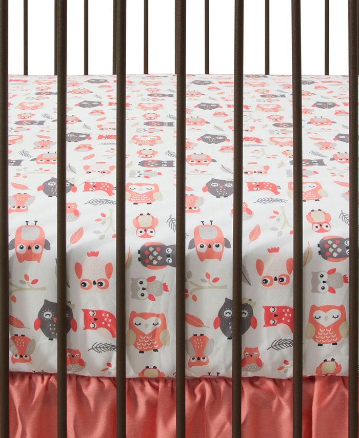 Lambs & Ivy Family Tree with Owls 4Piece Baby Crib Bedding Set Macy's