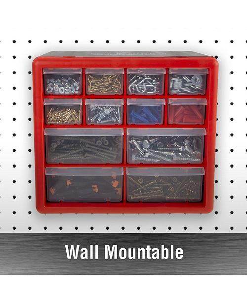Trademark Global 12 Compartment Storage Drawers Organizer Desktop