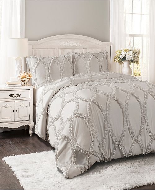 Lush Decor Avon 3 Piece King Comforter Set Reviews Bed In A