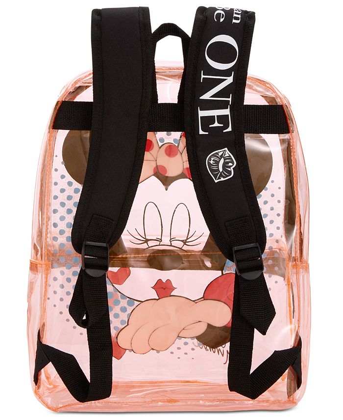 Minnie mouse clear backpack discount