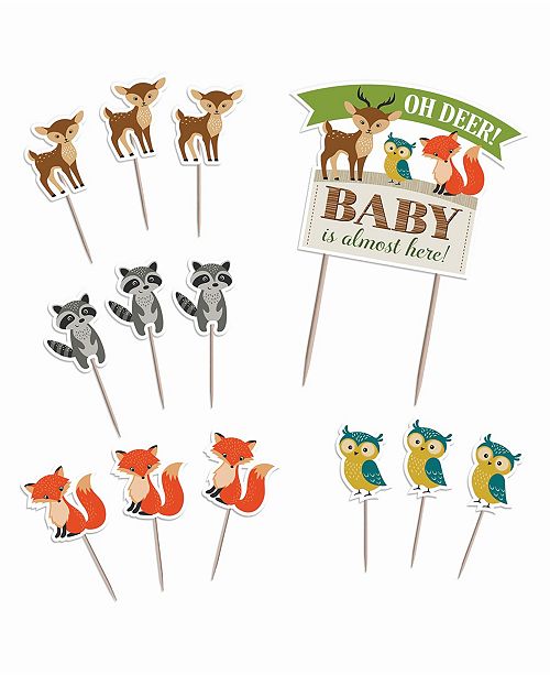 Lillian Rose Woodland Baby Shower Cake Toppers Reviews All