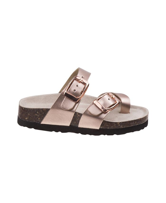 Laura Ashley Every Step Buckle Cork Lining Sandals - Macy's