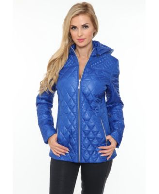 White Mark Shine Women's Puffer Coat 