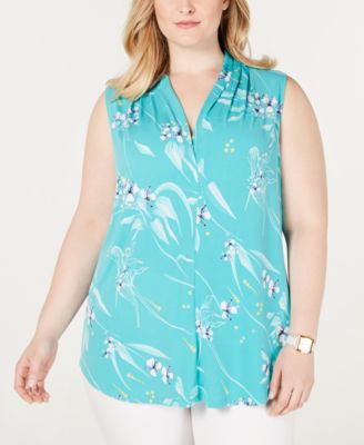 Charter Club - Plus Size Printed Top