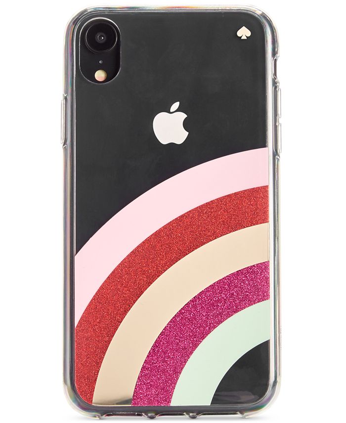 kate spade new york Glitter Rainbow iPhone XS Case & Reviews - Handbags &  Accessories - Macy's