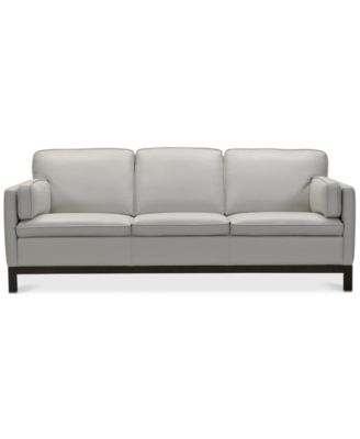 CLOSEOUT! Virton 87" Leather Sofa, Created for Macy's